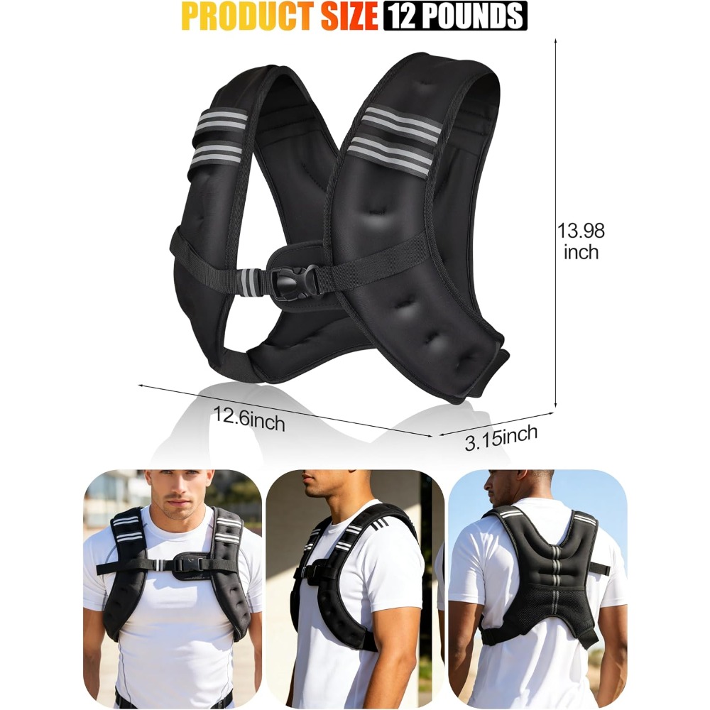 Fitness Weighted Vest Pre-Fill - Crossfit Vest 评论和价格