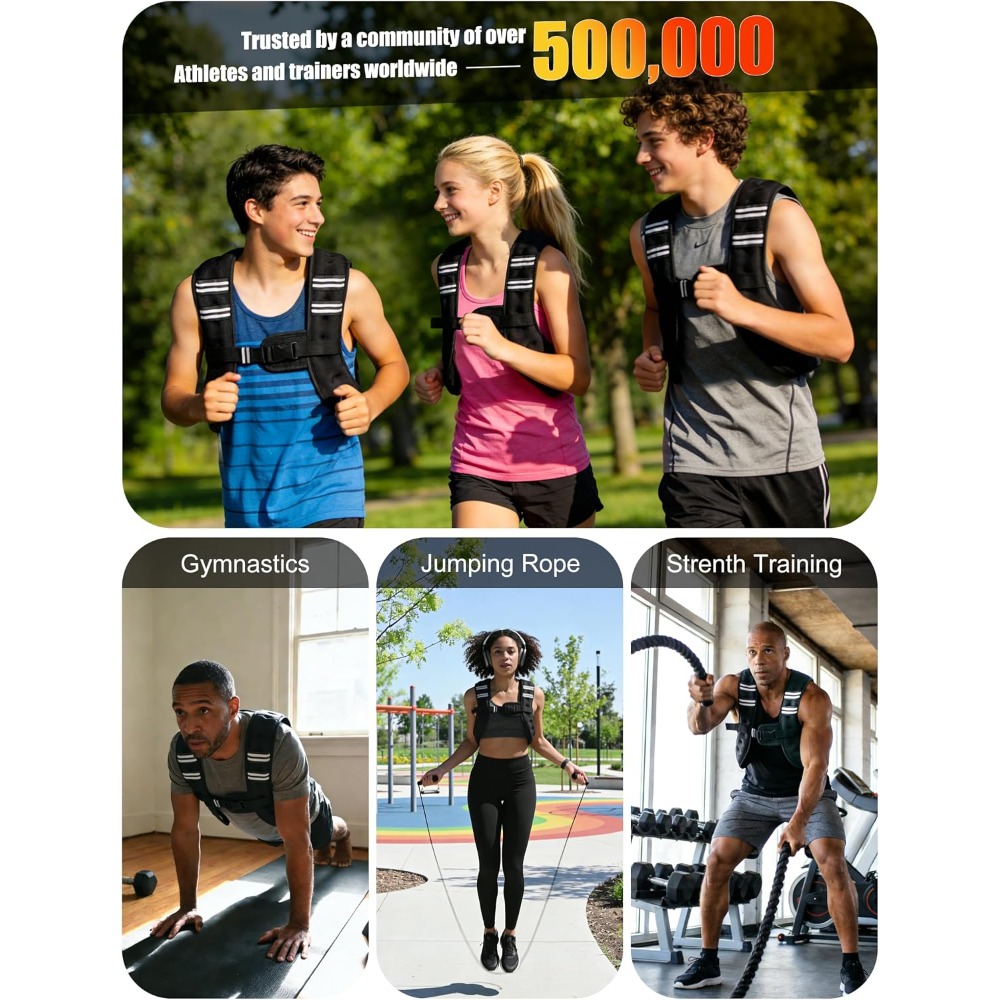 Fitness Weighted Vest Pre-Fill - Crossfit Vest 评论和价格