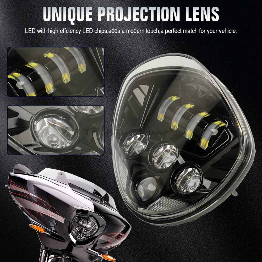 60W LED Headlight Fits For Vic - Crossfit Victory 评论和价格