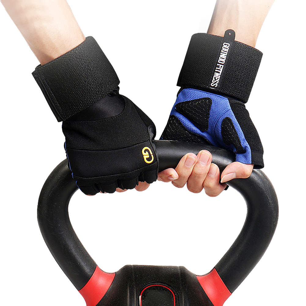 1Pair Workout Gloves with Wris - Crossfit Gym Gear 评论和价格